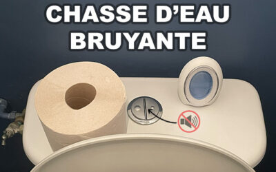 Chasse d’eau bruyante : 6 causes & solutions